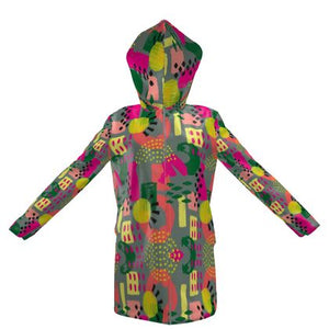 Womens Hooded Rain Mac