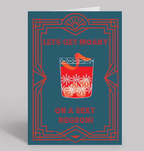 Card - Moany on a Negroni