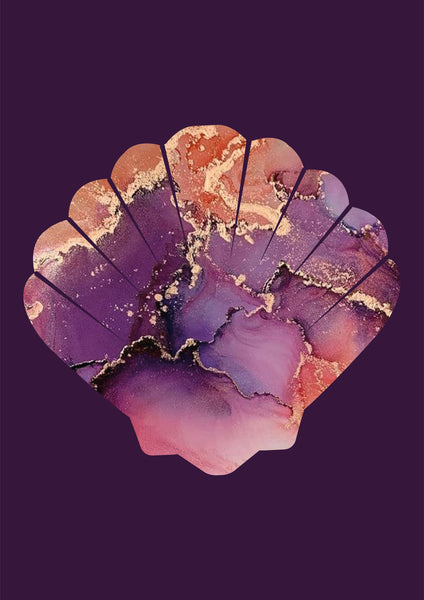 Shell Waves (Violet Seas)