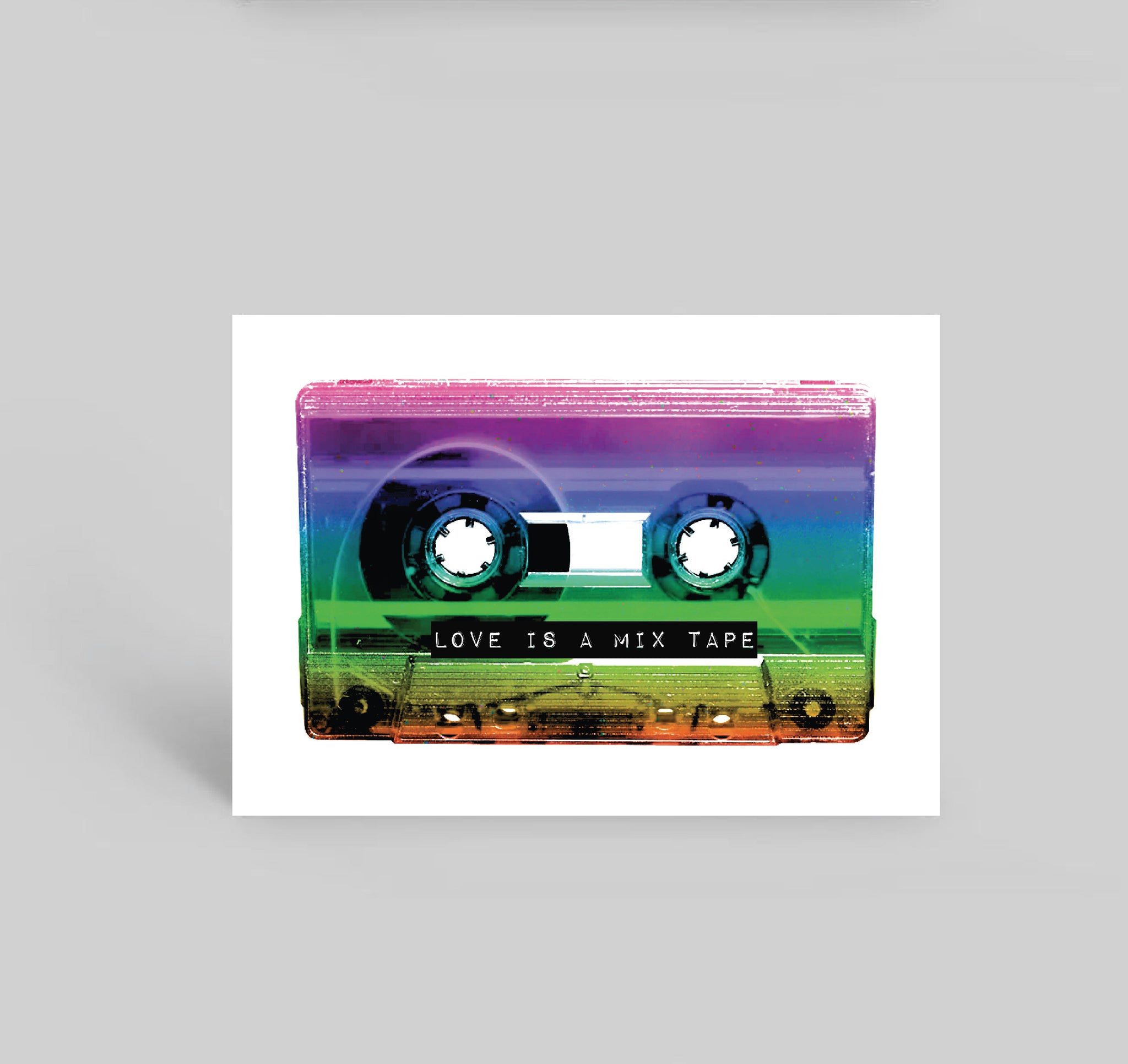 Card - Rainbow Tape