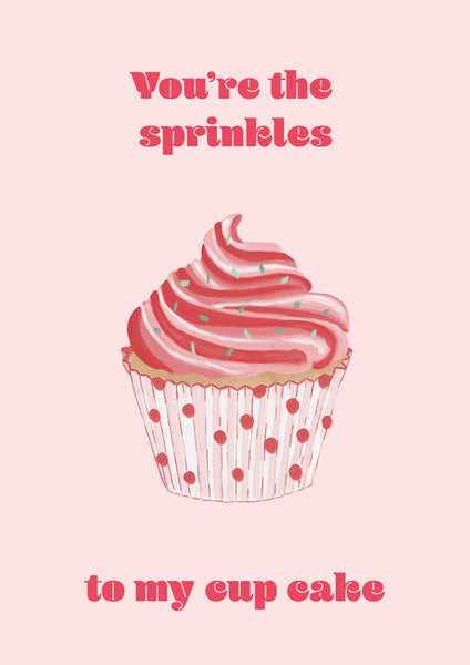 card - Cupcake Sprinkles